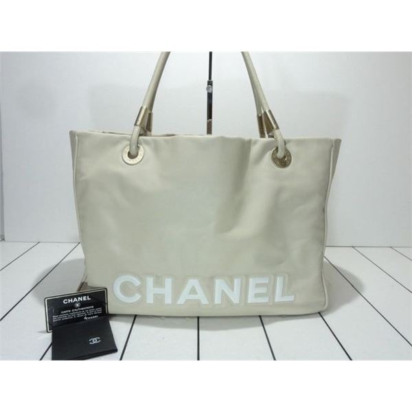 Chanel Camellia Ivory Tote Bag