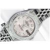 Image 1 : Rolex Ladies Stainless Steel Pink Diamond 18K Gold Bezel Datejust Wristwatch Wit