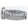 Image 7 : Rolex Ladies 26 Stainless Steel Silver Pyramid Diamond Datejust Wristwatch Servi