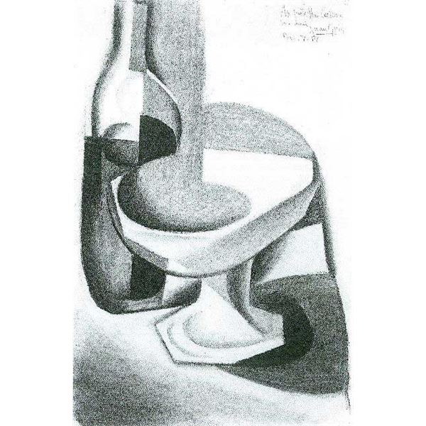 Juan Gris - Bottle And Fruit Bowl [2]