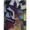 Image 1 : MACKE - Street With A Church In Kandern