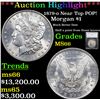 ***Auction Highlight*** 1879-o Morgan Dollar Near Top POP! $1 Graded MS66 by SEGS (fc)