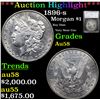 ***Auction Highlight*** 1896-s Morgan Dollar $1 Graded Au58 by SEGS (fc)