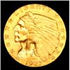 Image 2 : ***Auction Highlight*** 1927-p Gold Indian Quarter Eagle $2 1/2 Graded Choice+ Unc by USCG (fc)