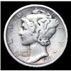 Image 2 : 1921-d Mercury Dime 10c Graded vf25 details by SEGS