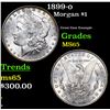 Image 1 : 1899-o Morgan Dollar $1 Grades GEM Unc