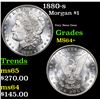 Image 1 : 1880-s Morgan Dollar $1 Grades Choice+ Unc