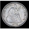 Image 2 : 1872-p Seated Liberty Half Dime 1/2 10c Grades xf+