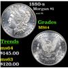 Image 1 : 1880-s Morgan Dollar $1 Grades Choice Unc