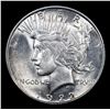 Image 2 : 1922-d Peace Dollar $1 Grades Choice Unc