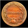Image 3 : 1863 Exchange Civil War Token F-117/420a 1c Grades vf+