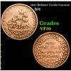 Image 1 : 1841 Webster Credit Current Hard Times Token 1c Grades vf++