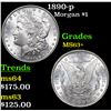 Image 1 : 1890-p Morgan Dollar $1 Grades Select+ Unc
