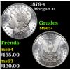 Image 1 : 1879-s Morgan Dollar $1 Grades Select+ Unc