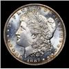 Image 2 : 1887-p Morgan Dollar $1 Grades Choice Unc+ PL