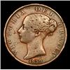 Image 2 : 1839 Isle of Man Victorian 1/2p KM-13 Grades vf++