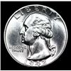 Image 2 : 1942-s Washington Quarter 25c Grades GEM+ Unc