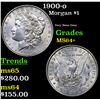 Image 1 : 1900-o Morgan Dollar $1 Grades Choice+ Unc