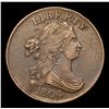 Image 2 : 1804 Draped Bust Half Cent crosslet 4, stem 1/2c Grades xf+