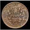 Image 3 : 1804 Draped Bust Half Cent crosslet 4, stem 1/2c Grades xf+