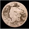Image 2 : 1819 Coronet Head Large Cent Large Date  1c Grades g, good