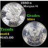 Image 1 : 1880-s Morgan Dollar $1 Grades Choice Unc