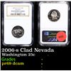Image 1 : Proof NGC 2006-s Clad Nevada Washington Quarter 25c Graded pr69 dcam By NGC