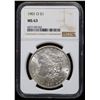Image 2 : NGC 1901-o Morgan Dollar $1 Graded ms63 By NGC