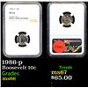 Image 1 : NGC 1986-p Roosevelt Dime 10c Graded ms66 By NGC