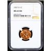 Image 2 : NGC 1957-d Lincoln Cent 1c Graded ms65 rd By NGC