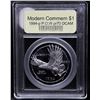 Image 2 : Proof 1994-P Pow Museum Modern Commem Dollar $1 Graded GEM++ Proof Deep Cameo By USCG