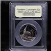 Image 2 : Proof 1986-S Liberty Modern Commem Half Dollar 50c Graded GEM++ Proof Deep Cameo By USCG