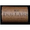 Image 4 : ***Auction Highlight***  AU/BU Slider Shotgun Peace $1 Roll 1923 & P Ends Virtually UNC (fc)