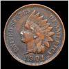 Image 2 : 1901 Indian 1c Button Grades NG