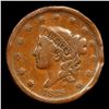 Image 2 : 1838 Coronet Head Large Cent 1c Grades f+