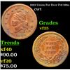 1863 Union For Ever Civil War Token F-6/268a 1c Grades vf+