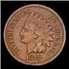 Image 2 : 1878 Indian Cent 1c Grades xf+