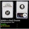Image 1 : Proof NGC 2009-s clad Guam Washington Quarter 25c Graded pr70 dcam By NGC