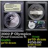 Image 1 : Proof 2002-P Olympics Modern Commem Dollar $1 Graded GEM++ Proof Deep Cameo By USCG
