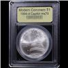 Image 2 : 1994-d Capitol Modern Commem Dollar $1 Graded ms70, Perfection By USCG