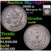 ***Auction Highlight*** 1896-o Morgan Dollar $1 Graded au58+ By SEGS (fc)