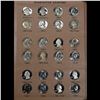 Image 8 : ***Auction Highlight*** Complete Washington 25c book 1932-1998 186 coins including 27 proof coins (f