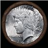 Image 2 : ***Auction Highlight***  AU/BU Slider Shotgun Peace $1 Roll 1924 & P Ends Virtually UNC (fc)
