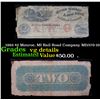 1862 $2 Monroe, MI Rail Road Company MI1570-10 Grades vg details