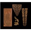 Image 1 : A GROUP OF OA ASIAN THEMED CHINESE RESTAURANT MOTIF PATTERNS AND BRONZE DOOR PULL