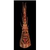 Image 1 : LEROY SCHMALTZ HAND PAINTED PALM SPATHE FETISH.