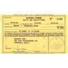 Image 1 : 1961 INITIAL BUSINESS LICENSE FOR OCEANIC ARTS