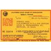 Image 1 : 1967 OCEANIC ARTS CALIFORNIA SELLER'S PERMIT