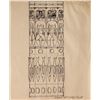 Image 1 : RESTAURANT KU COLUMN DESIGN DRAWING SIGNED BY LEROY SCHMALTZ