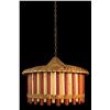 Image 1 : #2357 "BAMBOO & RATTAN SHADE" OA LAMP